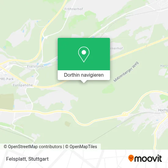 Felsplatt Karte