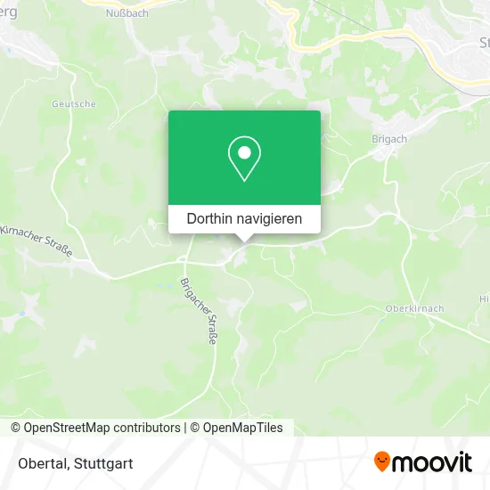 Obertal Karte