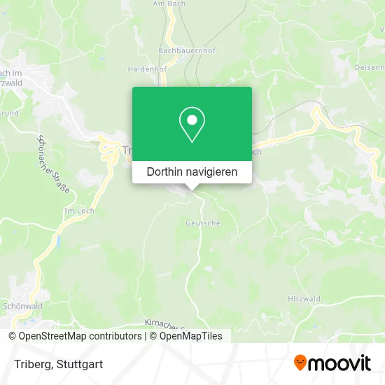 Triberg Karte