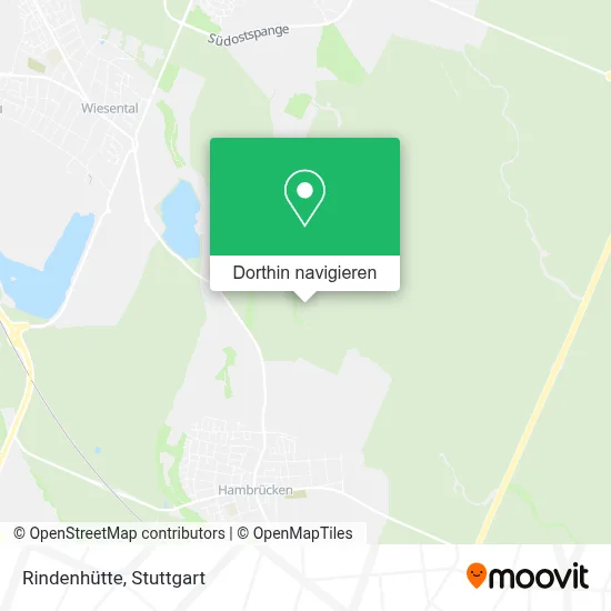 Rindenhütte Karte