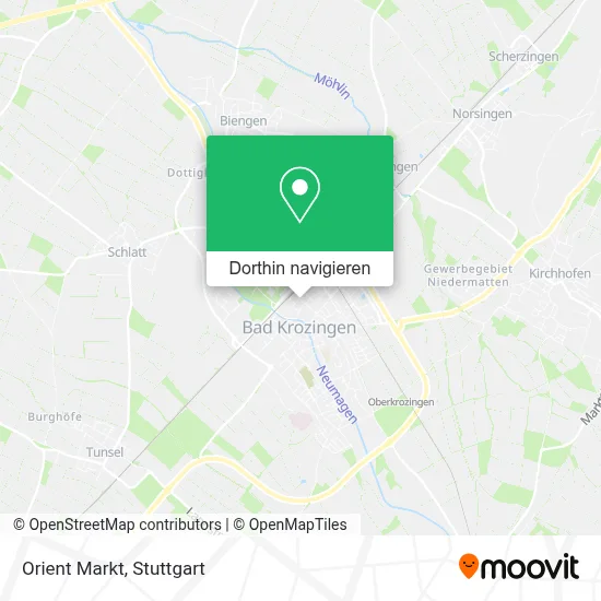 Orient Markt Karte