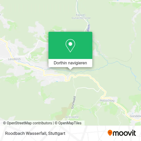 Roodbach Wasserfall Karte