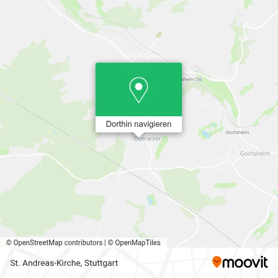 St. Andreas-Kirche Karte