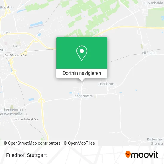 Friedhof Karte