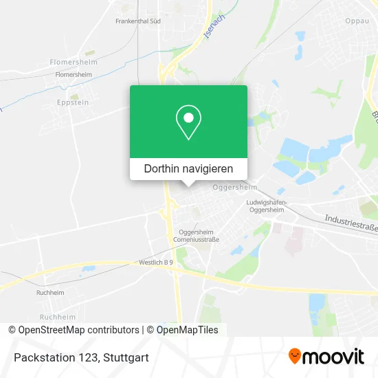 Packstation 123 Karte