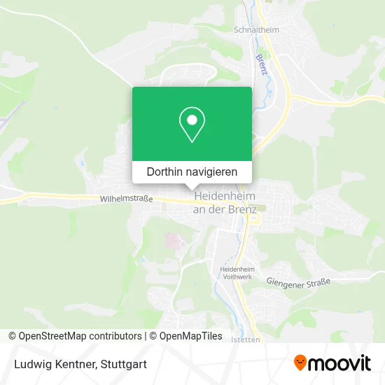 Ludwig Kentner Karte