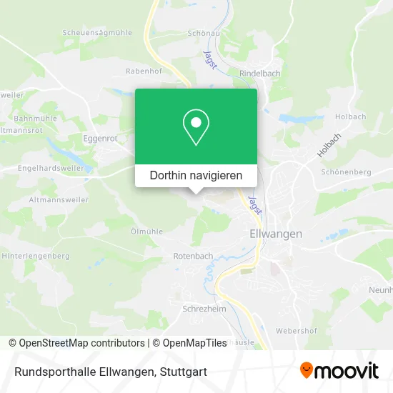 Rundsporthalle Ellwangen Karte