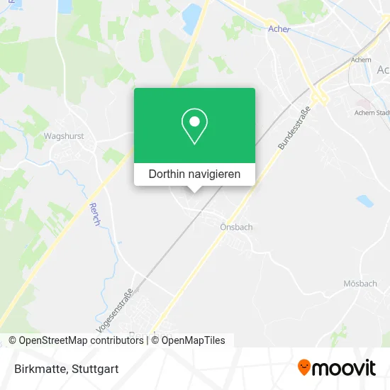 Birkmatte Karte
