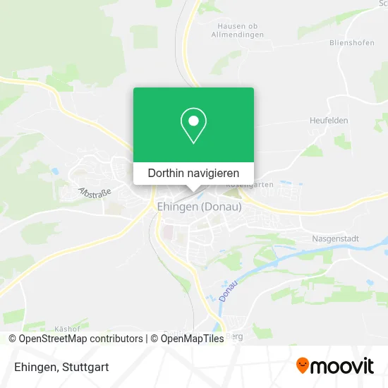Ehingen Karte
