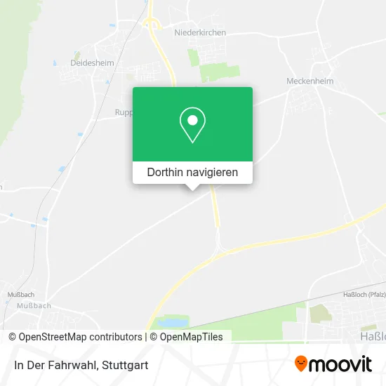 In Der Fahrwahl Karte