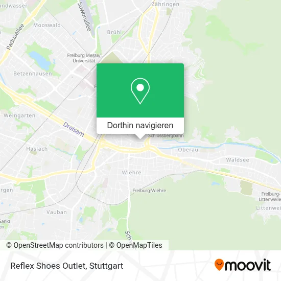 Reflex Shoes Outlet Karte