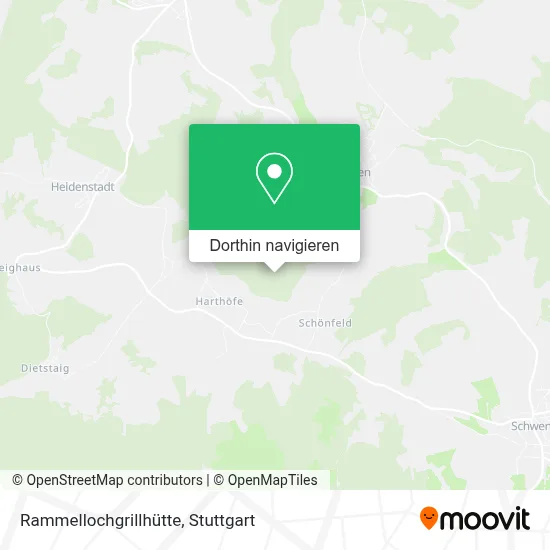 Rammellochgrillhütte Karte