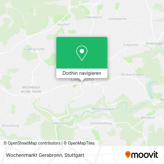 Wochenmarkt Gerabronn Karte