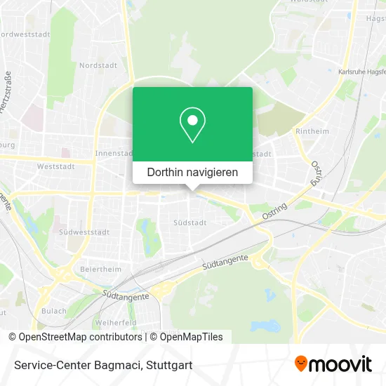 Service-Center Bagmaci Karte
