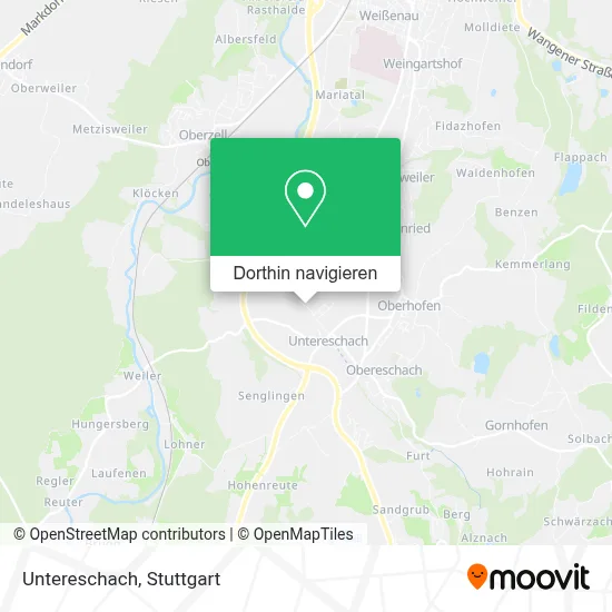 Untereschach Karte