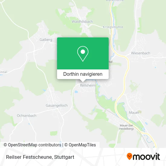 Reilser Festscheune Karte