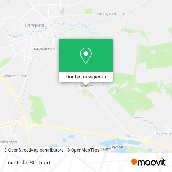 Riedhöfe Karte