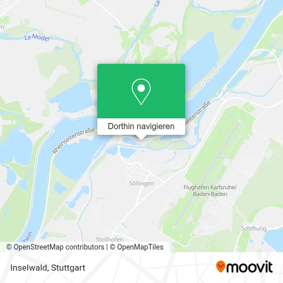 Inselwald Karte