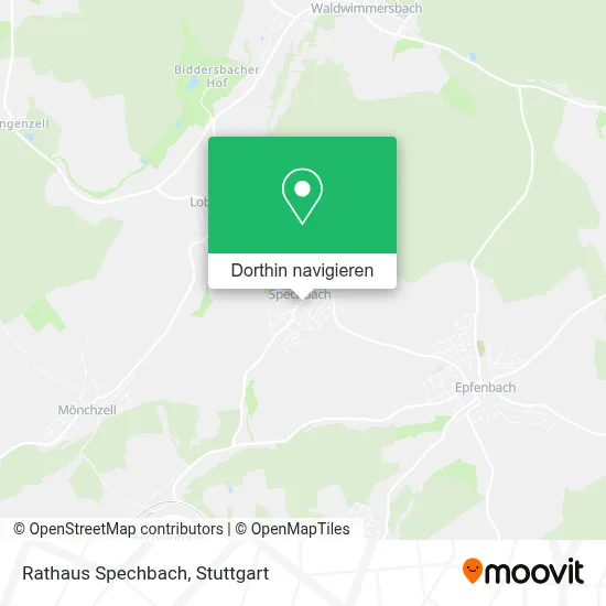 Rathaus Spechbach Karte