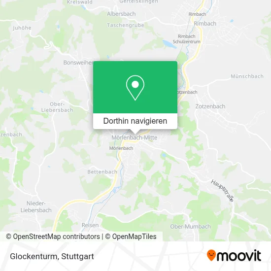 Glockenturm Karte