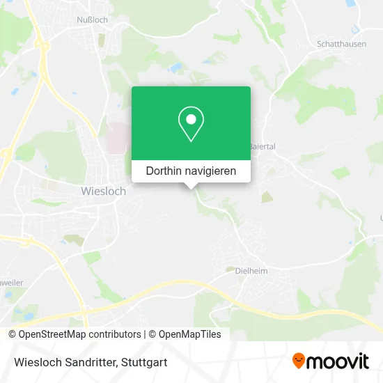 Wiesloch Sandritter Karte