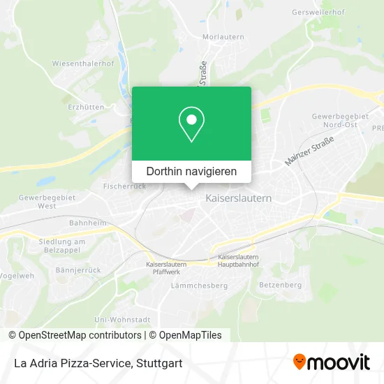 La Adria Pizza-Service Karte