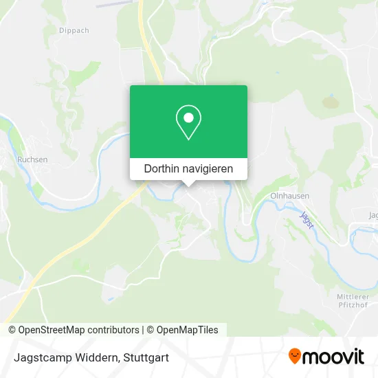 Jagstcamp Widdern Karte