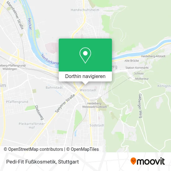 Pedi-Fit Fußkosmetik Karte