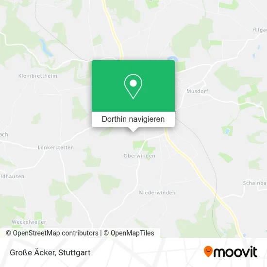 Große Äcker Karte