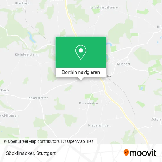 Söcklinäcker Karte