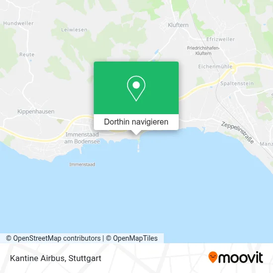 Kantine Airbus Karte