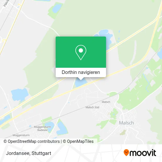 Jordansee Karte