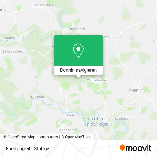 Fürstengrab Karte