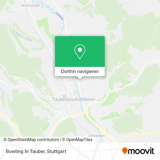 Bowling In Tauber Karte