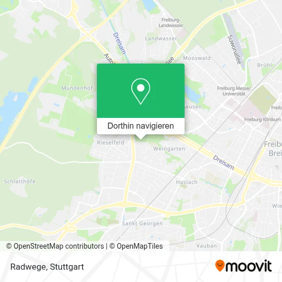 Radwege Karte