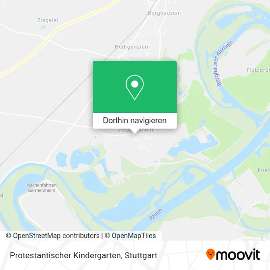 Protestantischer Kindergarten Karte