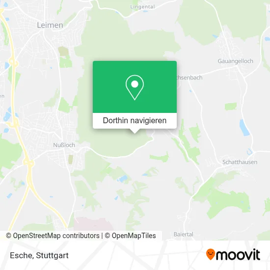 Esche Karte