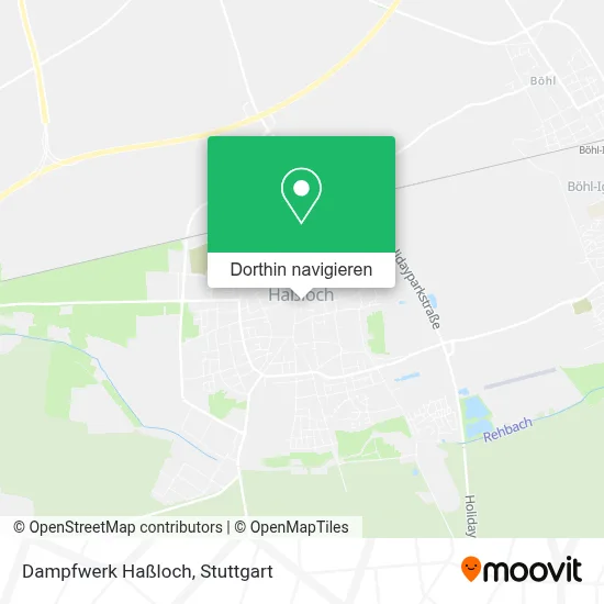 Dampfwerk Haßloch Karte