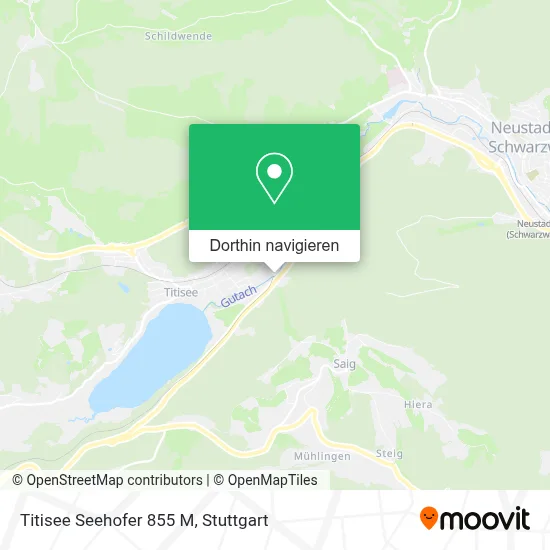 Titisee Seehofer 855 M Karte