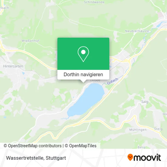 Wassertretstelle Karte