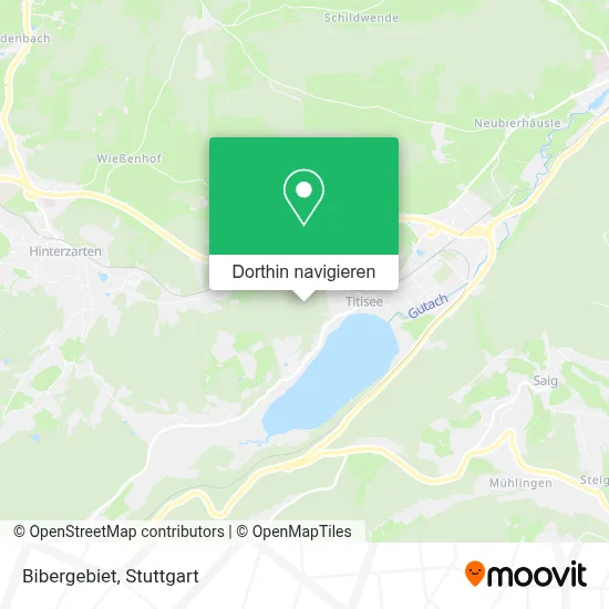 Bibergebiet Karte