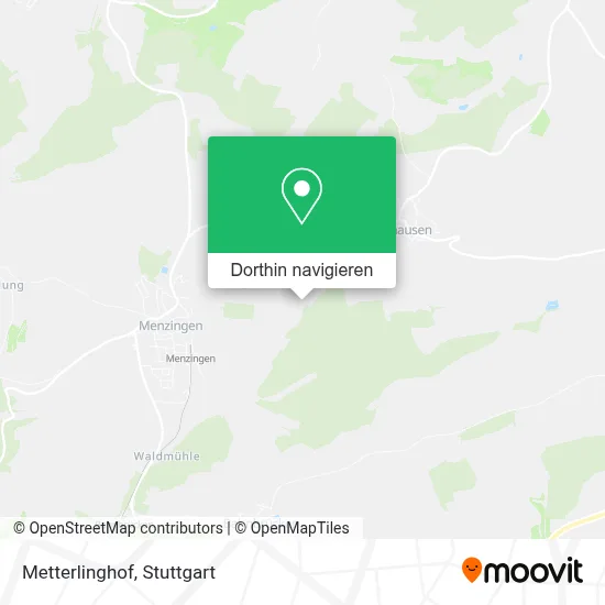 Metterlinghof Karte