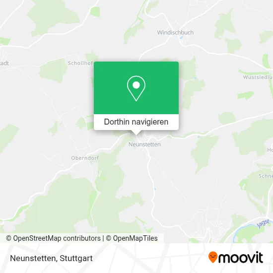 Neunstetten Karte
