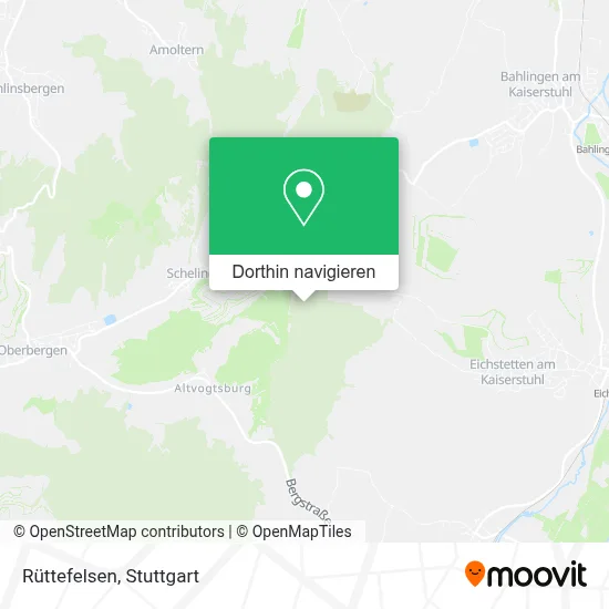 Rüttefelsen Karte