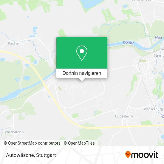 Autowäsche Karte