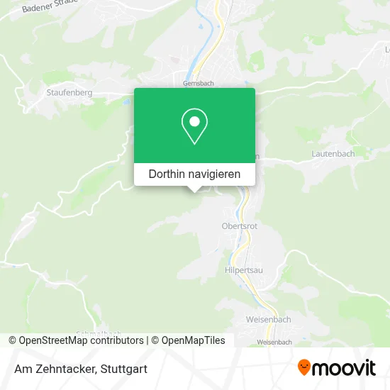Am Zehntacker Karte