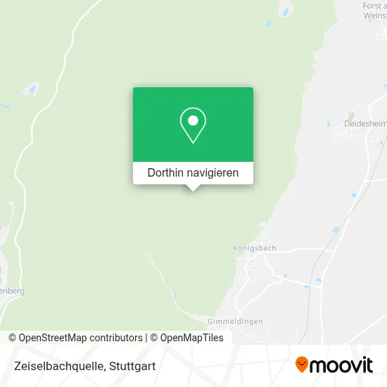 Zeiselbachquelle Karte
