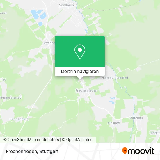Frechenrieden Karte