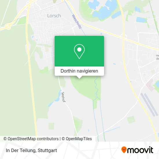 In Der Teilung Karte