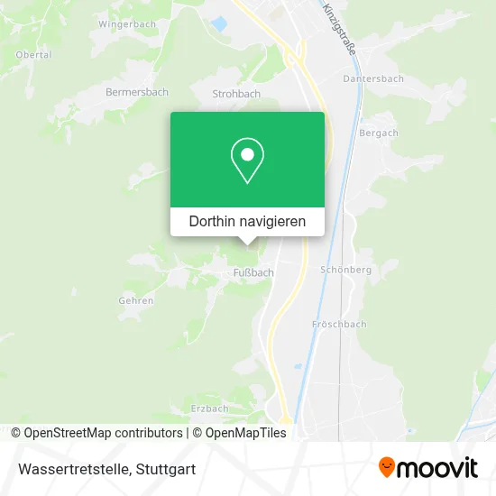 Wassertretstelle Karte